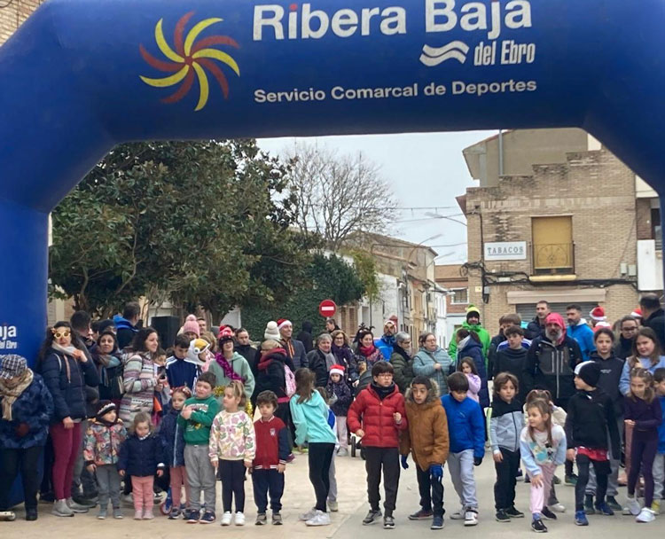 Foto de archivo de la San Silvestre de 2024 en Pina.