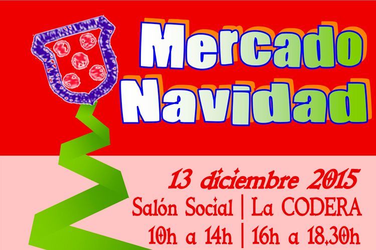 Cartel de el mercadillo de Navidad de Quinto