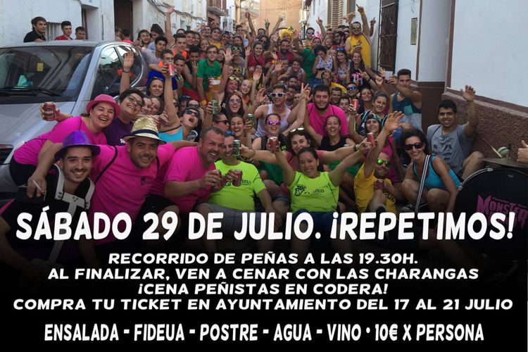 Cartel encuentro charangas Quinto