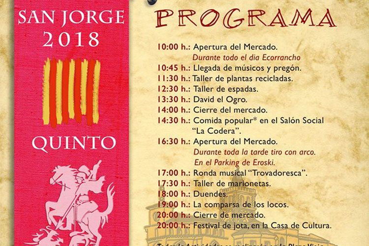 Cartel San Jorge Quinto