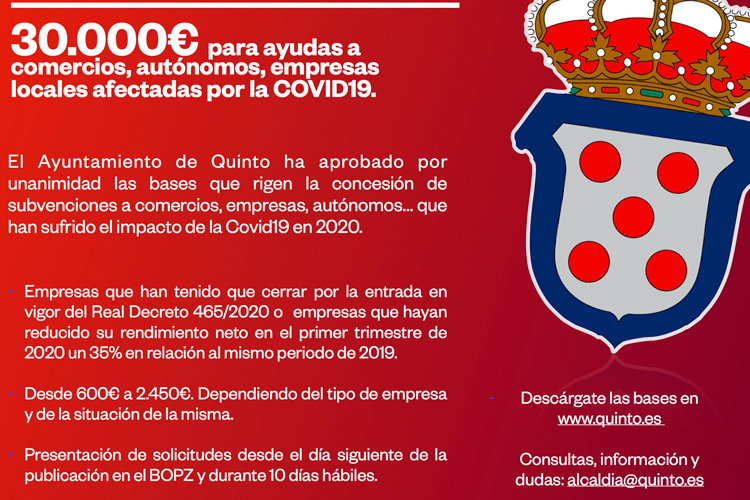 Quinto ayudas Covid
