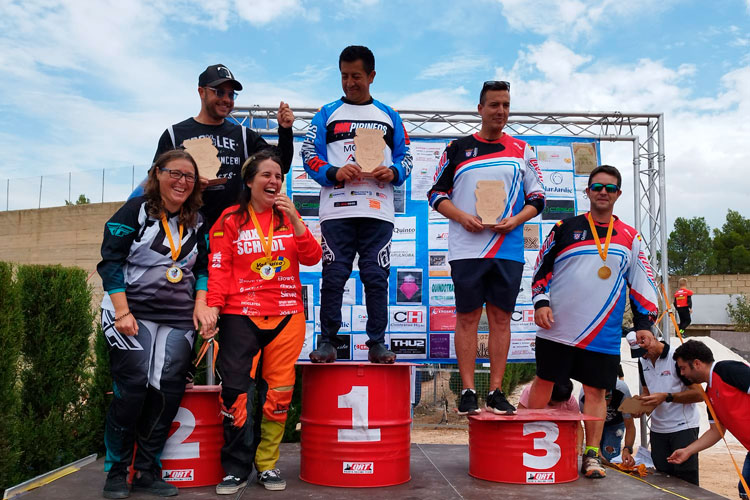 Foto de archivo de la Copa Aragón de BMX de 2023 en Quinto