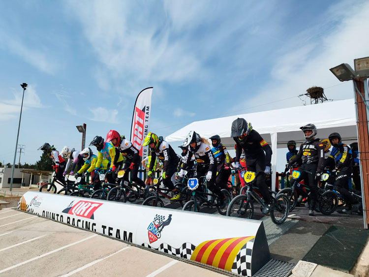 Imagen de la Copa de Aragón de BMX de Quinto de 2025.
