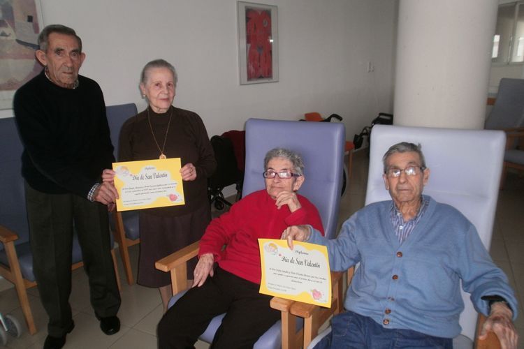 Celebración de San Valentín en la residencia de Sástago