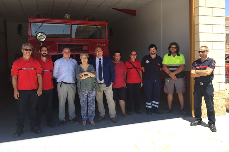 Vehículo bomberos voluntarios Sástago