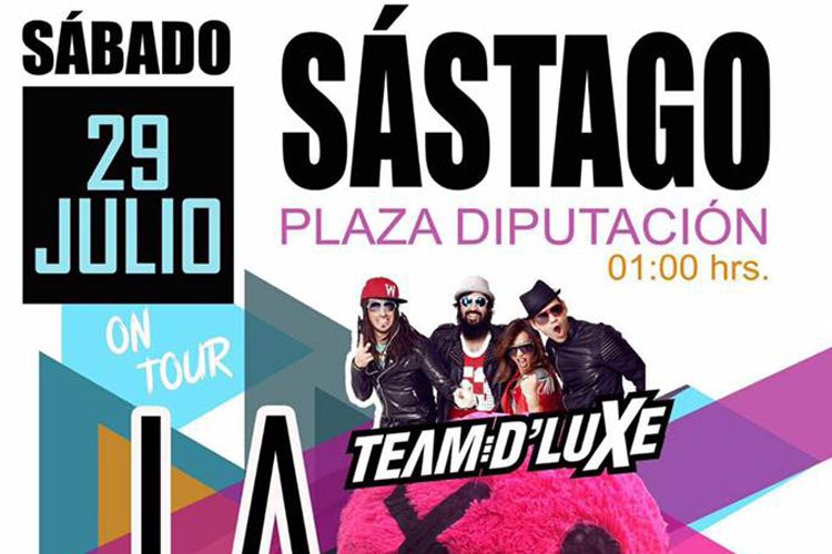 Cartel semana cultural Sástago espectáculo