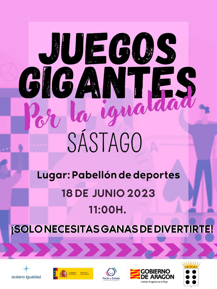 Juegos gigantes igualdad Sástago