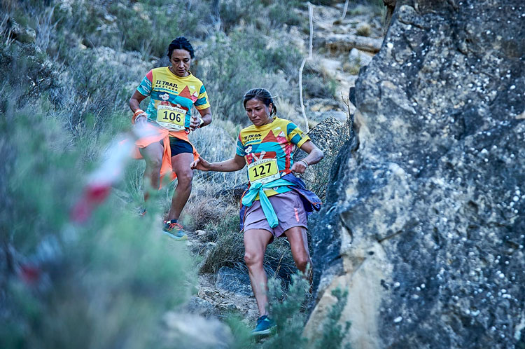 Foto de archivo del trail de Sástago de 2024. Autor foto: César Uliaque