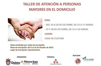 Quinto inicia un taller sobre atención a personas mayores