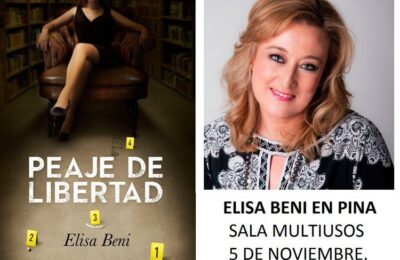 Elisa Beni hablará mañana en Pina de su libro “Peaje de libertad”