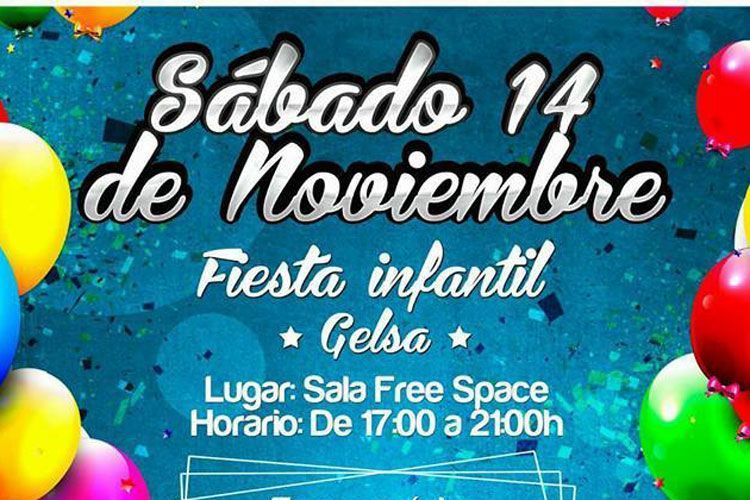 Este sábado, fiesta infantil en Gelsa