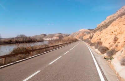 La carretera de Alforque a Alborge, cortada al tráfico en horario diurno