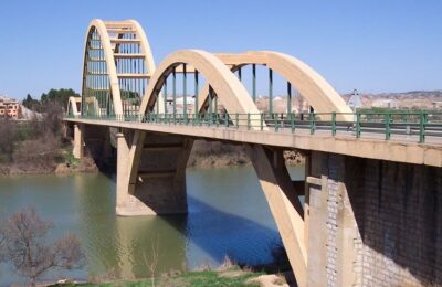 El puente de Sástago, cortado por obras hasta el viernes