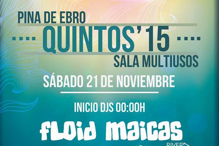 Este sábado, fiesta de quintos en Pina