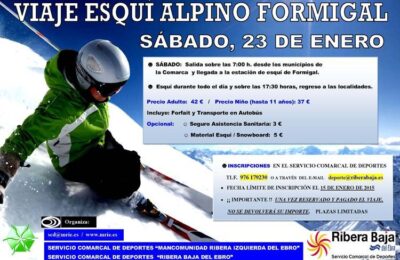 Suspendido el viaje de esquí alpino a Formigal