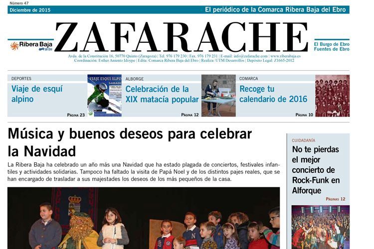 Ya puedes leer on-line el número 47 de Zafarache