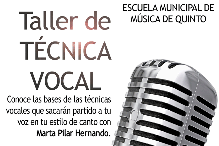 Taller de técnica vocal en Quinto