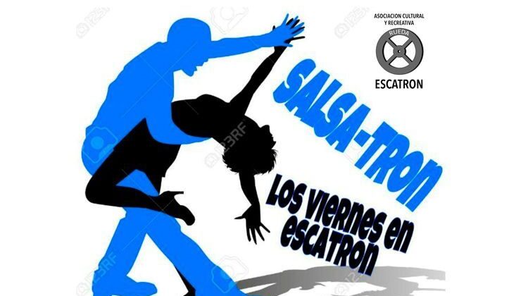 Curso de bailes latinos en la Asociación Rueda de Escatrón