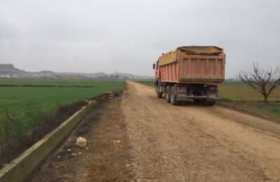 Reparados todos los caminos dañados por la riada en Quinto