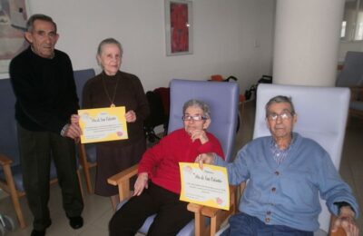 Celebración de San Valentín en la residencia de Sástago