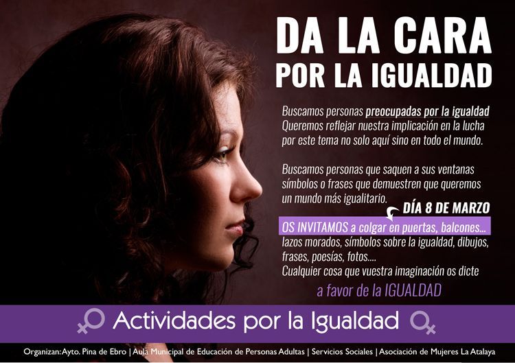 Actividades por la igualdad en Pina