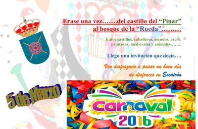 Este sábado, carnavales en Escatrón