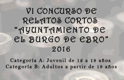 VI concurso de relatos cortos de El Burgo de Ebro