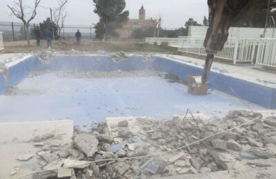 Obras de mejora en varios puntos de Quinto