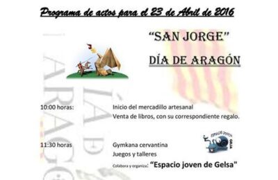 Celebración de San Jorge en Gelsa