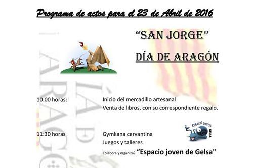 Celebración de San Jorge en Gelsa