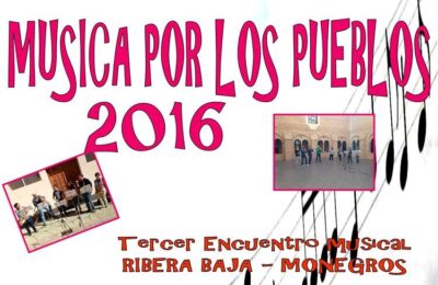 Este sábado, tercera edición de ‘Música por los pueblos’ en Pina