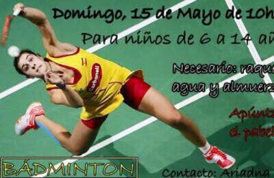 Domingo de badminton en Quinto