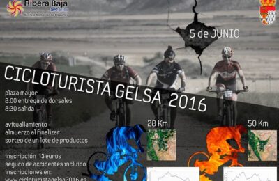 Este domingo, sexta edición de la marcha cicloturista de Gelsa