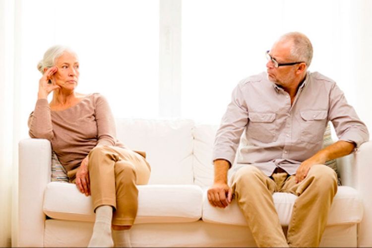 El divorcio de los mayores