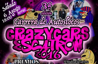 Mañana, tercera concentración de autos locos en Escatrón
