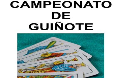 Torneo de guiñote para mayores en Alborge