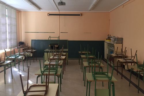 Finalizan las obras en el colegio Fernando el Católico de Quinto