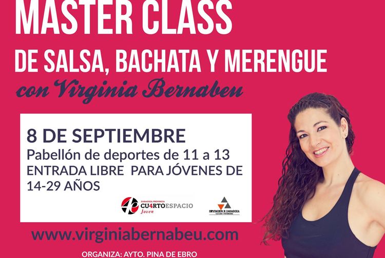 Master Class de salsa, merengue y bachata en Pina