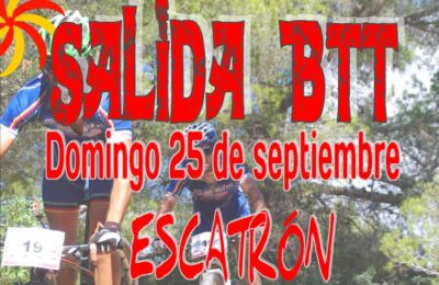 Este domingo, salida BTT en Escatrón