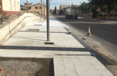 Renovación de la red de abastecimiento de Quinto