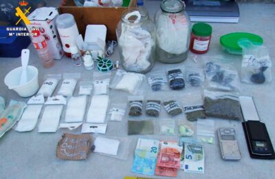 Detenidas nueve personas por tráfico de drogas y otras dos por intento de robo en Pina de Ebro