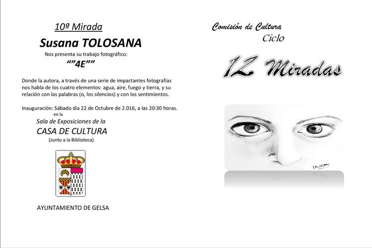 Susana Tolosana, protagonista de la ’10º mirada desde Gelsa’