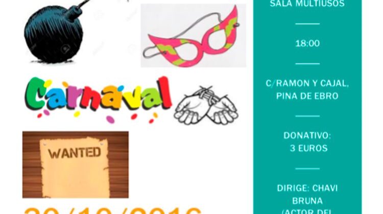Este domingo, teatro del grupo Ascape en Pina de Ebro