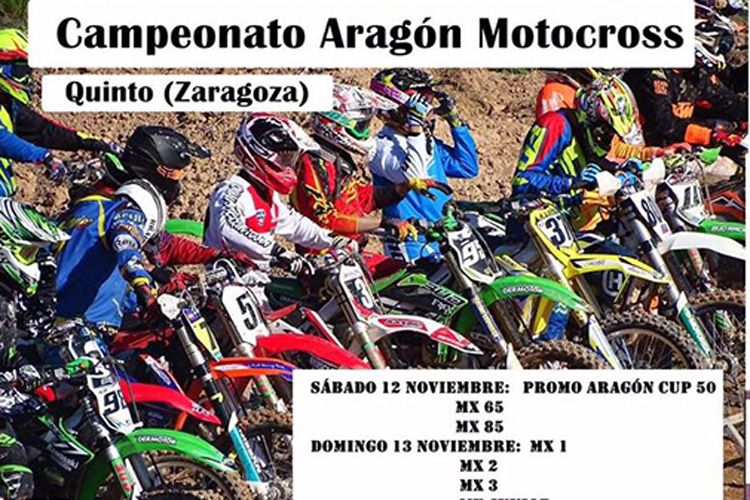 El campeonato de Motocross de Aragón se acerca a la comarca