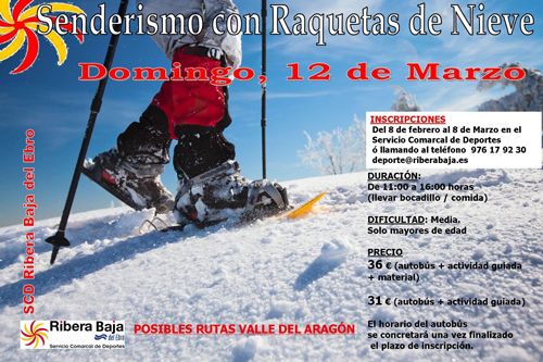 Senderismo con raquetas