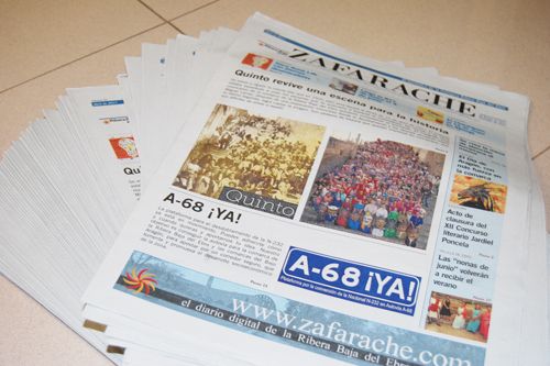 En el día mundial de la prensa, Zafarache, un referente de periodismo comarcal
