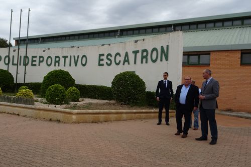 Mejora de infraestructuras deportivas en Escatrón por Red Eléctrica en Aragón
