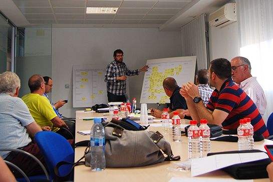 Un primer taller de participación acerca a la realidad del mapa de paisaje de la Ribera Baja del Ebro