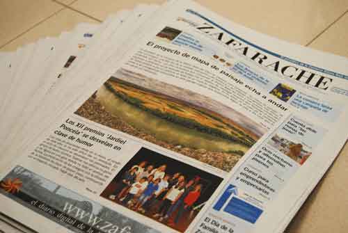 Las noticias de “Zafarache” llegan a la comarca
