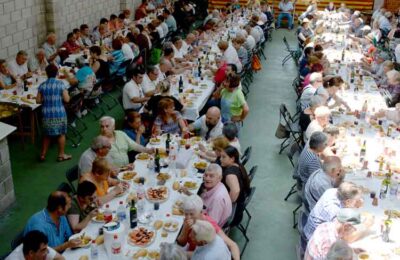 Kilos de arroz y de buen ambiente